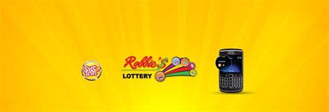 robbies lottery|Robbie's LotteryFacebook .